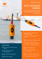 Subnero Multi-receiver Modems Datasheet Thumbnail