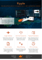 Ripple - One-stop software solution to manage all your in-robot communication interfaces