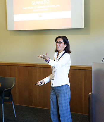 Subnero presenting at OCEANS 19 Marseille