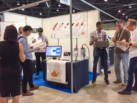 Subnero booth at OCEANS 19 Marseille
