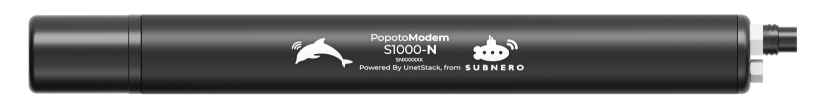 S1000-N underwater acoustic modem by Subnero and Popoto Modem