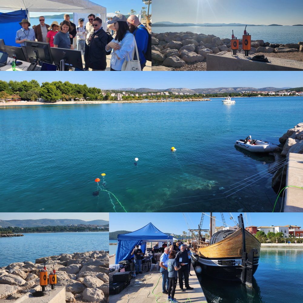 SWiG interoperability demonstration setup at WUWNET 2024, Croatia