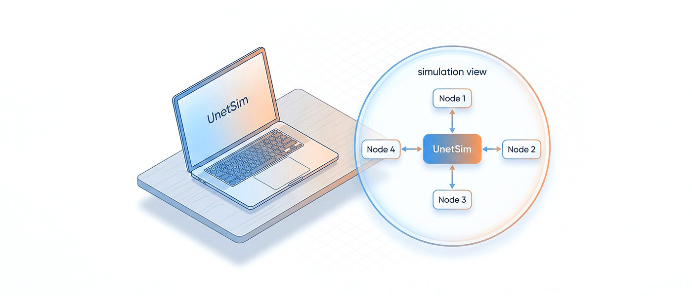 Simulating Network Behavior Using UnetSim
